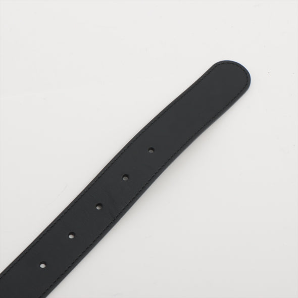 Gucci Black Leather GG Marmont Thin Belt [Clearance Sale]