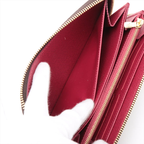 Louis Vuitton Fuchsia Monogram Canvas Zippy Wallet [Clearance Sale]