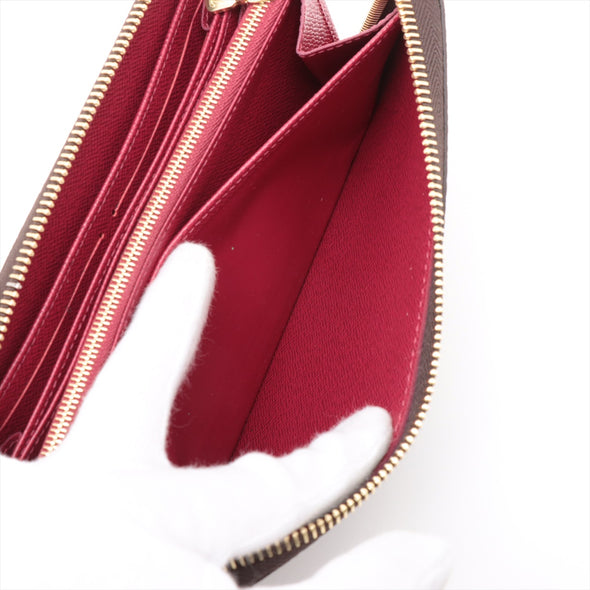 Louis Vuitton Fuchsia Monogram Canvas Zippy Wallet [Clearance Sale]