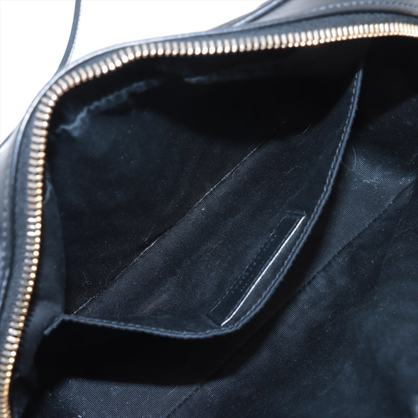 Saint Laurent Black Leather Lou Camera Bag [Clearance Sale]