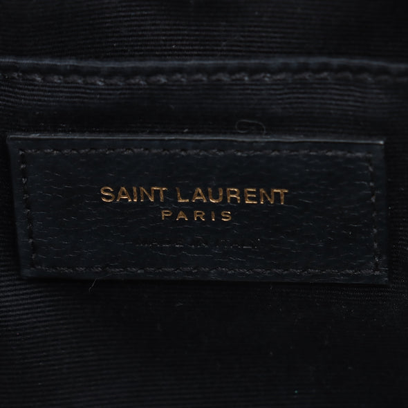 Saint Laurent Black Leather Lou Camera Bag [Clearance Sale]