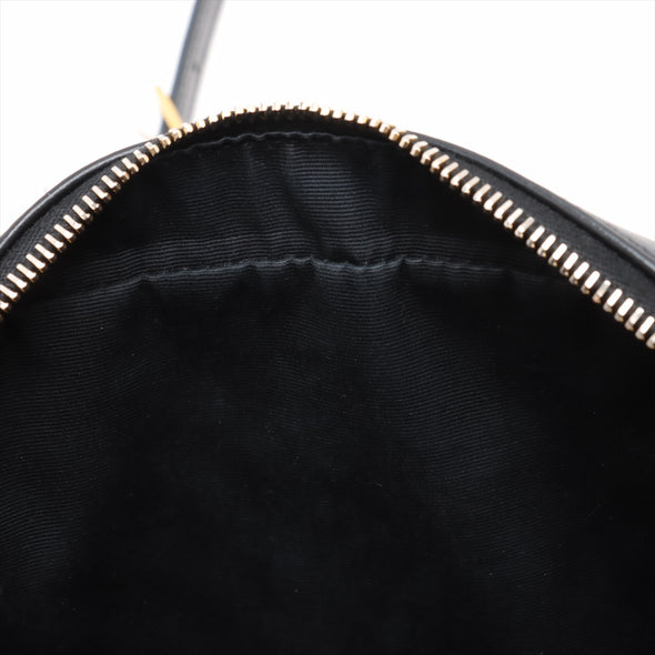 Saint Laurent Black Leather Lou Camera Bag [Clearance Sale]