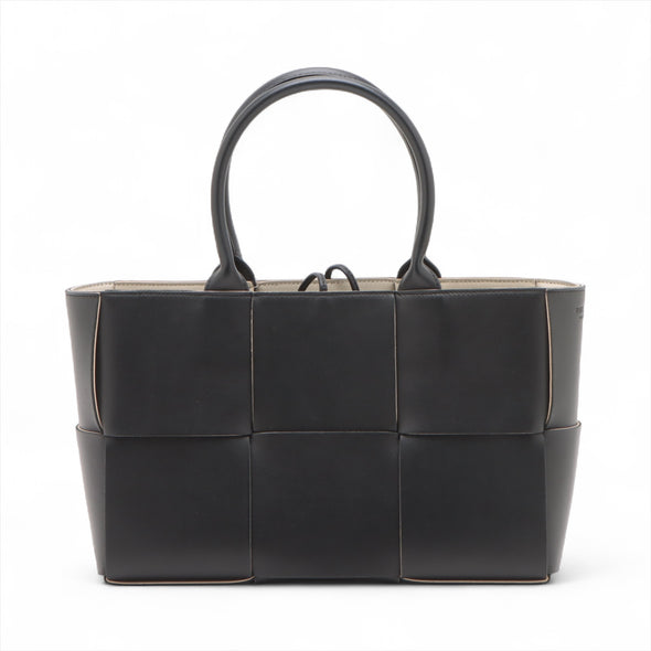 Bottega Veneta Black Intrecciato Leather Small Arco Tote [Clearance Sale]