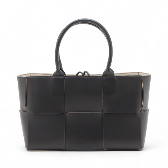 Bottega Veneta Black Intrecciato Leather Small Arco Tote [Clearance Sale]