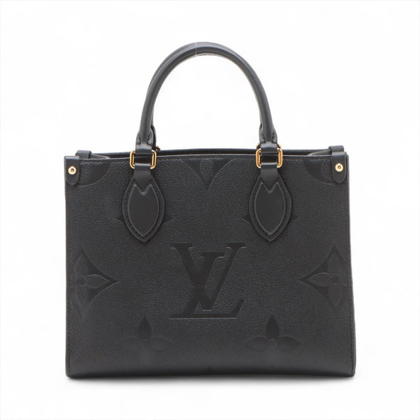 Louis Vuitton Noir Monogram Empreinte Leather OnTheGo PM [Clearance Sale]