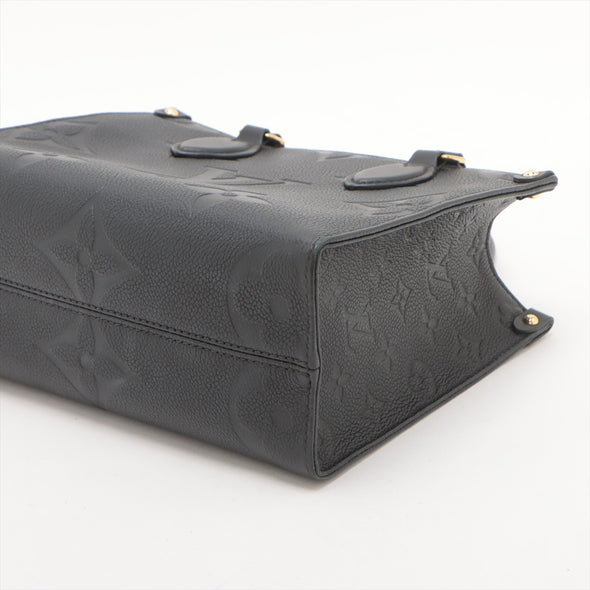 Louis Vuitton Noir Monogram Empreinte Leather OnTheGo PM [Clearance Sale]