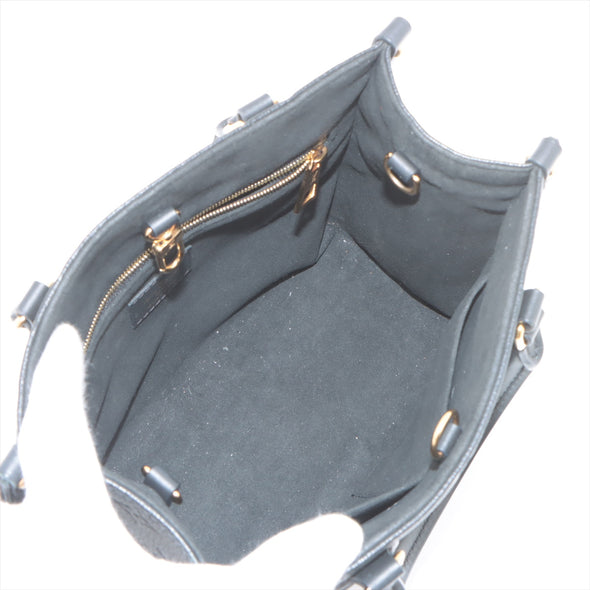 Louis Vuitton Noir Monogram Empreinte Leather OnTheGo PM [Clearance Sale]