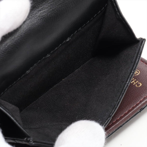 Chanel Black Nappa Leather Small Flap Wallet [Clearance Sale]