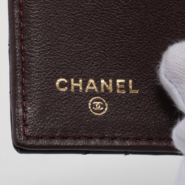 Chanel Black Nappa Leather Small Flap Wallet [Clearance Sale]