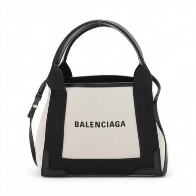 Balenciaga Black Beige Navy Cabas XS [Clearance Sale]