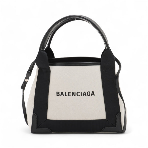 Balenciaga Black Beige Navy Cabas XS [Clearance Sale]