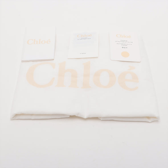 Chloe Black Beige Canvas Medium Woody Tote Bag [Clearance Sale]