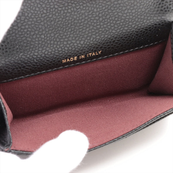 Chanel Black Caviar Leather Classic Card Holder [Clearance Sale]
