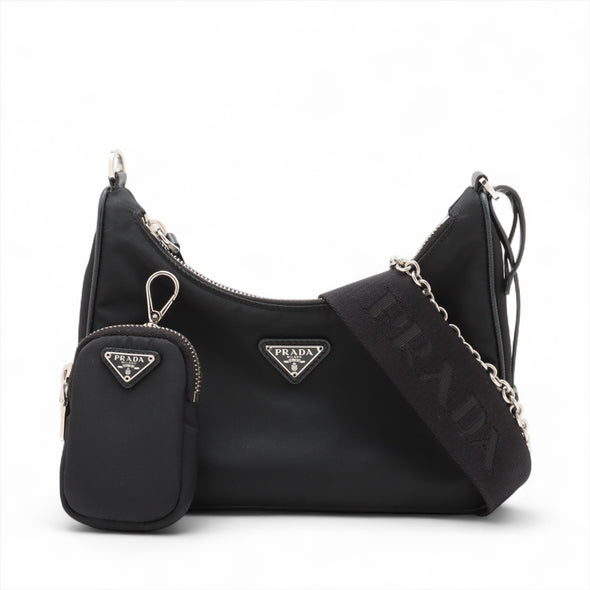 Prada Nero Re-Edition 2005 Re-Nylon Shoulder Bag [Clearance Sale]