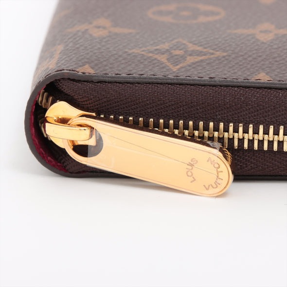 Louis Vuitton Fuchsia Monogram Canvas Zippy Wallet [Clearance Sale]