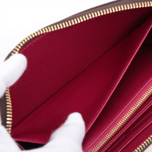 Louis Vuitton Fuchsia Monogram Canvas Zippy Wallet [Clearance Sale]
