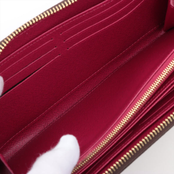Louis Vuitton Fuchsia Monogram Canvas Zippy Wallet [Clearance Sale]