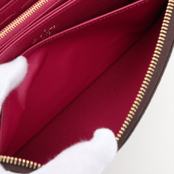 Louis Vuitton Fuchsia Monogram Canvas Zippy Wallet [Clearance Sale]