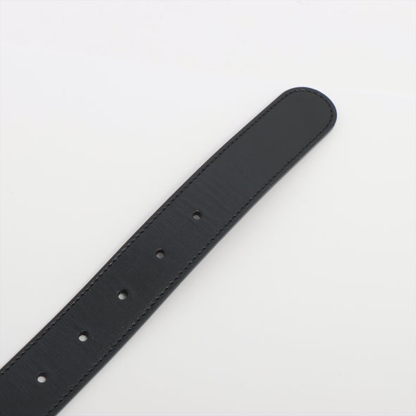 Gucci Black Leather GG Marmont Thin Belt [Clearance Sale]
