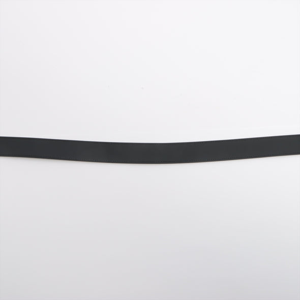 Gucci Black Leather GG Marmont Thin Belt [Clearance Sale]