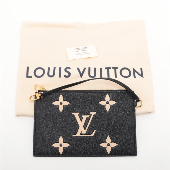 Louis Vuitton Black Beige Bicolor Monogram Empreinte Leather Neonoe MM [Clearance Sale]