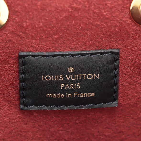 Louis Vuitton Black Beige Bicolor Monogram Empreinte Leather Neonoe MM [Clearance Sale]