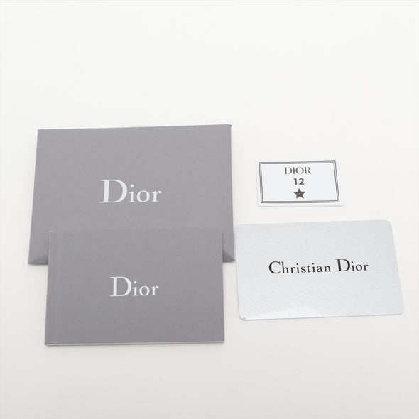 Christian Dior Navy Oblique Canvas and Rattan Wicker Basket Bag [Clearance Sale]