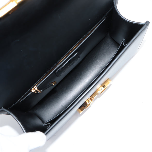 Christian Dior Black Leather Montaigne 30 [Clearance Sale]