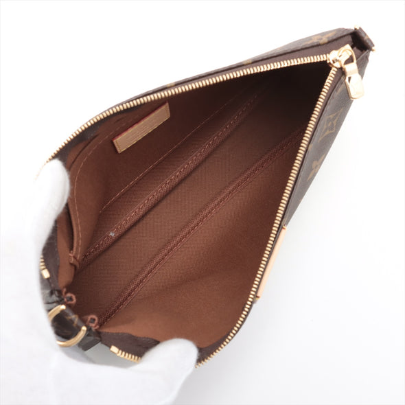 Louis Vuitton Khaki Monogram Multi Pochette Accessoires [Clearance Sale]