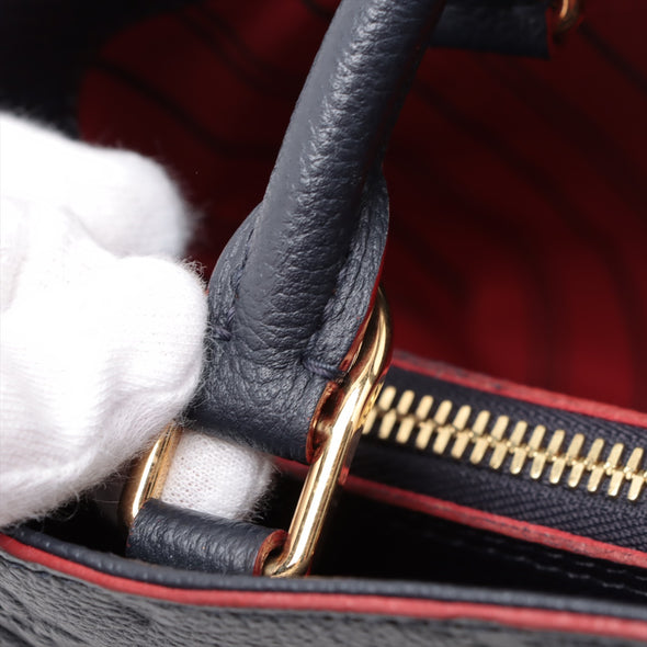 Louis Vuitton Marine Rouge Monogram Empreinte Leather Montaigne BB [Clearance Sale]