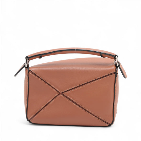 Loewe Tan Leather Mini Puzzle Bag [Clearance Sale]