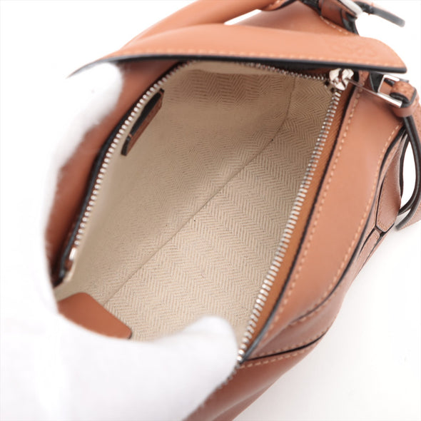 Loewe Tan Leather Mini Puzzle Bag [Clearance Sale]