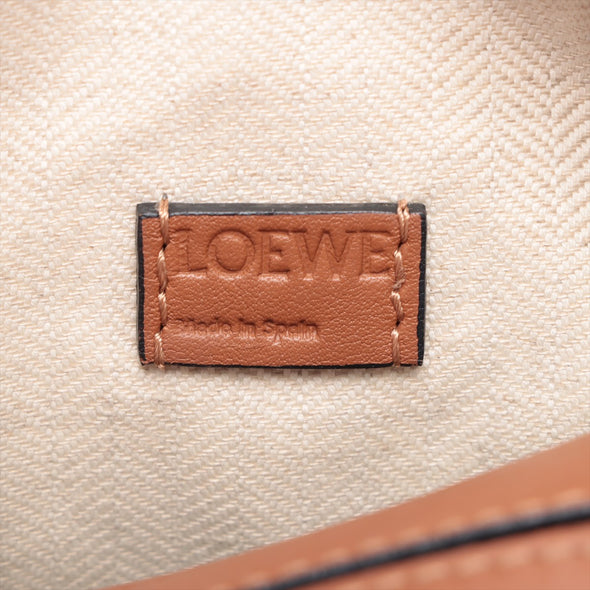 Loewe Tan Leather Mini Puzzle Bag [Clearance Sale]