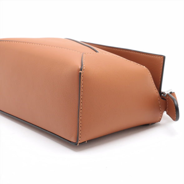 Loewe Tan Leather Mini Puzzle Bag [Clearance Sale]