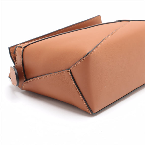 Loewe Tan Leather Mini Puzzle Bag [Clearance Sale]