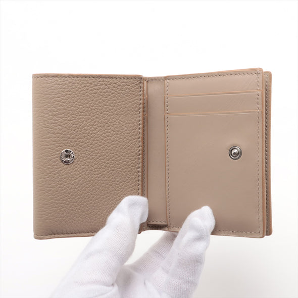 Loewe Beige Leather Anagram Trifold Wallet [Clearance Sale]