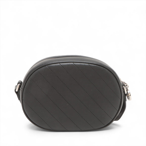 Gucci Black Leather Blondie Messenger Bag [Clearance Sale] (Copy)
