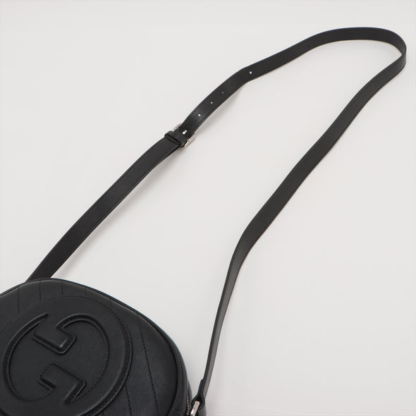 Gucci Black Leather Blondie Messenger Bag [Clearance Sale] (Copy)
