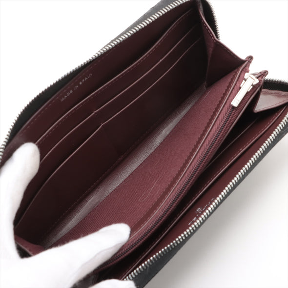 Chanel Black Caviar Leather Classic Zipped Wallet [Clearance Sale]