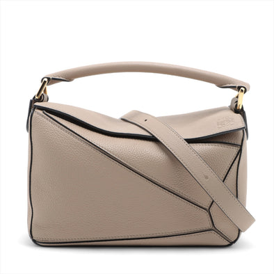 Loewe Sand Leather Small Puzzle Bag [Clearance Sale]
