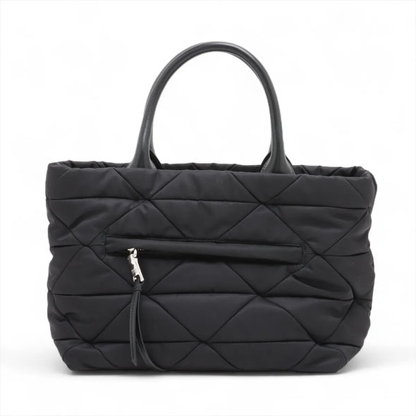 Nero Padded Re-Nylon Shopping Bag
