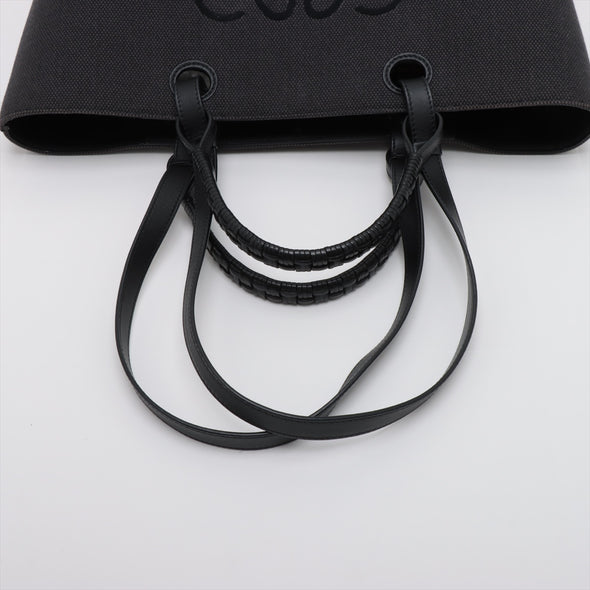 Loewe Black Leather Anagram Medium Tote Bag [Clearance Sale]