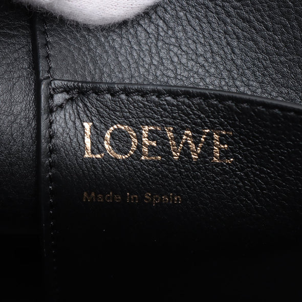Loewe Black Leather Anagram Medium Tote Bag [Clearance Sale]