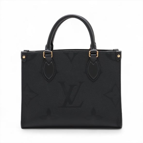 Louis Vuitton Noir Monogram Empreinte Leather OnTheGo PM [Clearance Sale]