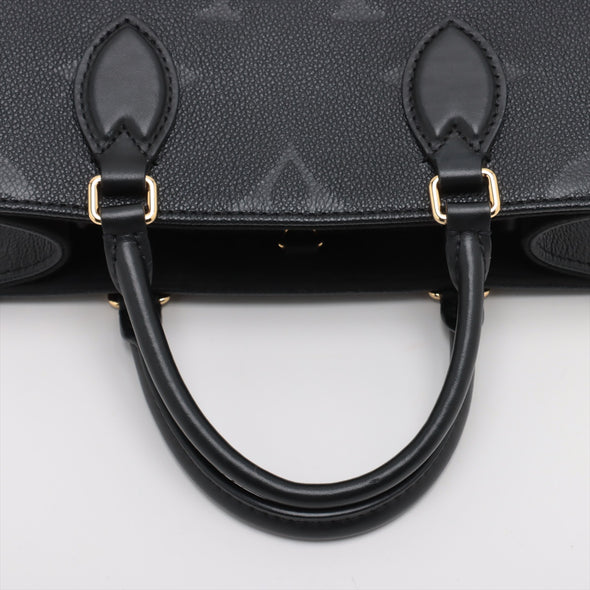 Louis Vuitton Noir Monogram Empreinte Leather OnTheGo PM [Clearance Sale]