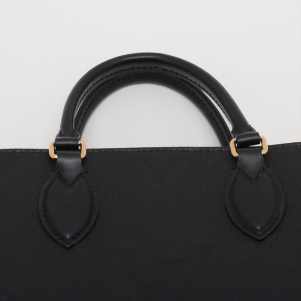 Louis Vuitton Noir Monogram Empreinte Leather OnTheGo PM [Clearance Sale]