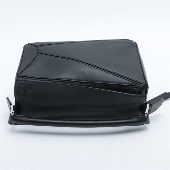 Loewe Black Leather Small Puzzle Bag [Clearance Sale]