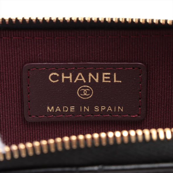 Chanel Black Nappa Leather Classic Coin Purse [Clearance Sale]