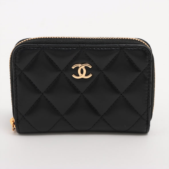 Chanel Black Nappa Leather Classic Coin Purse [Clearance Sale]
