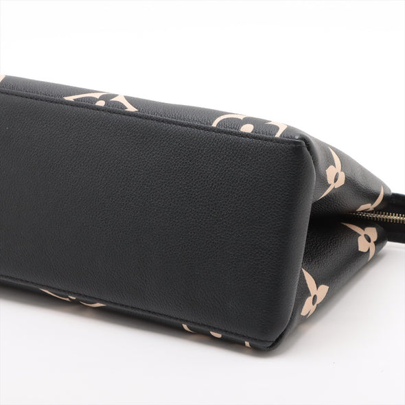 Louis Vuitton Black Beige Bicolor Monogram Empreinte Leather Petit Palais [Clearance Sale]